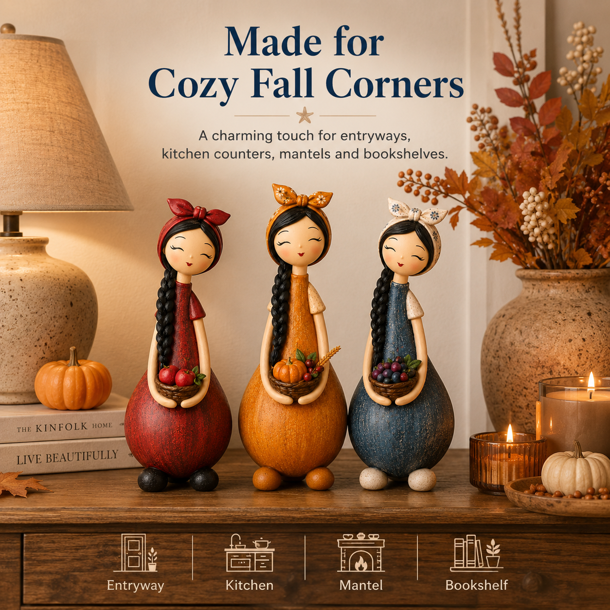 Harvest Sisters Figurines