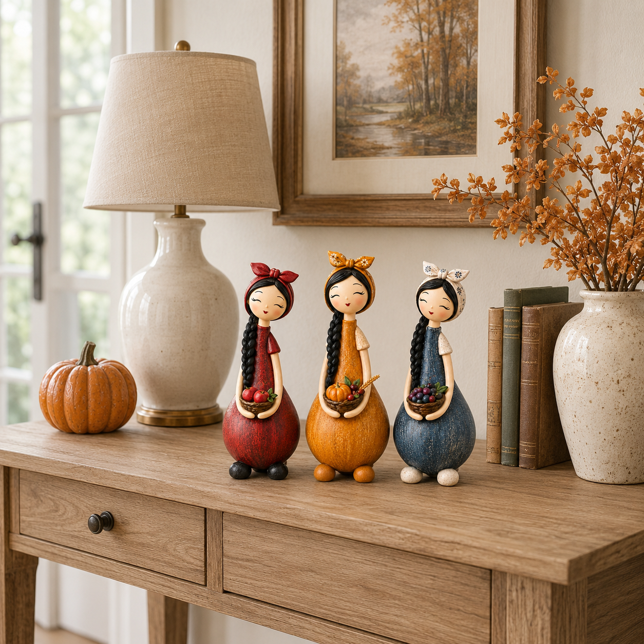 Harvest Sisters Figurines