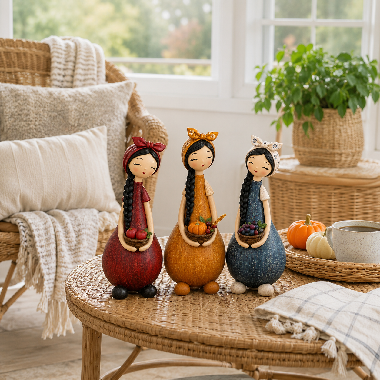 Harvest Sisters Figurines