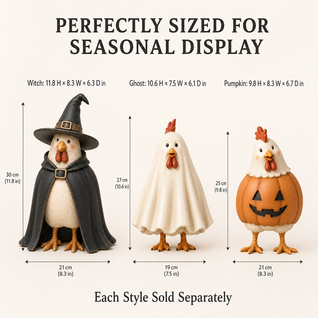 Halloween Chicken Decor