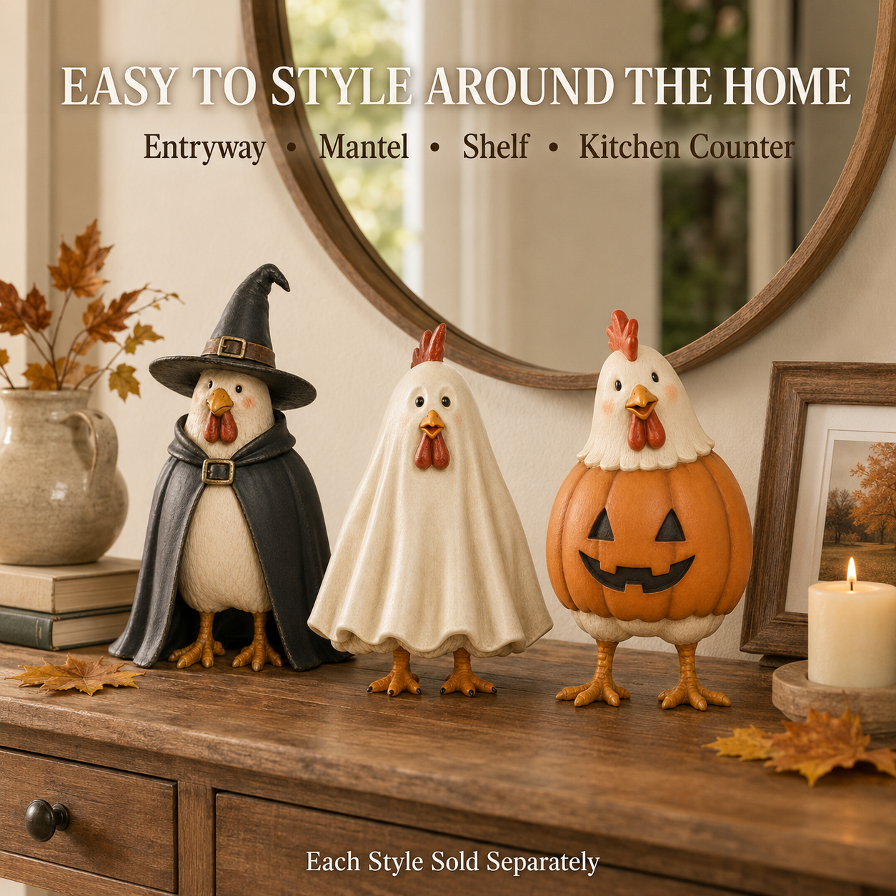 Halloween Chicken Decor