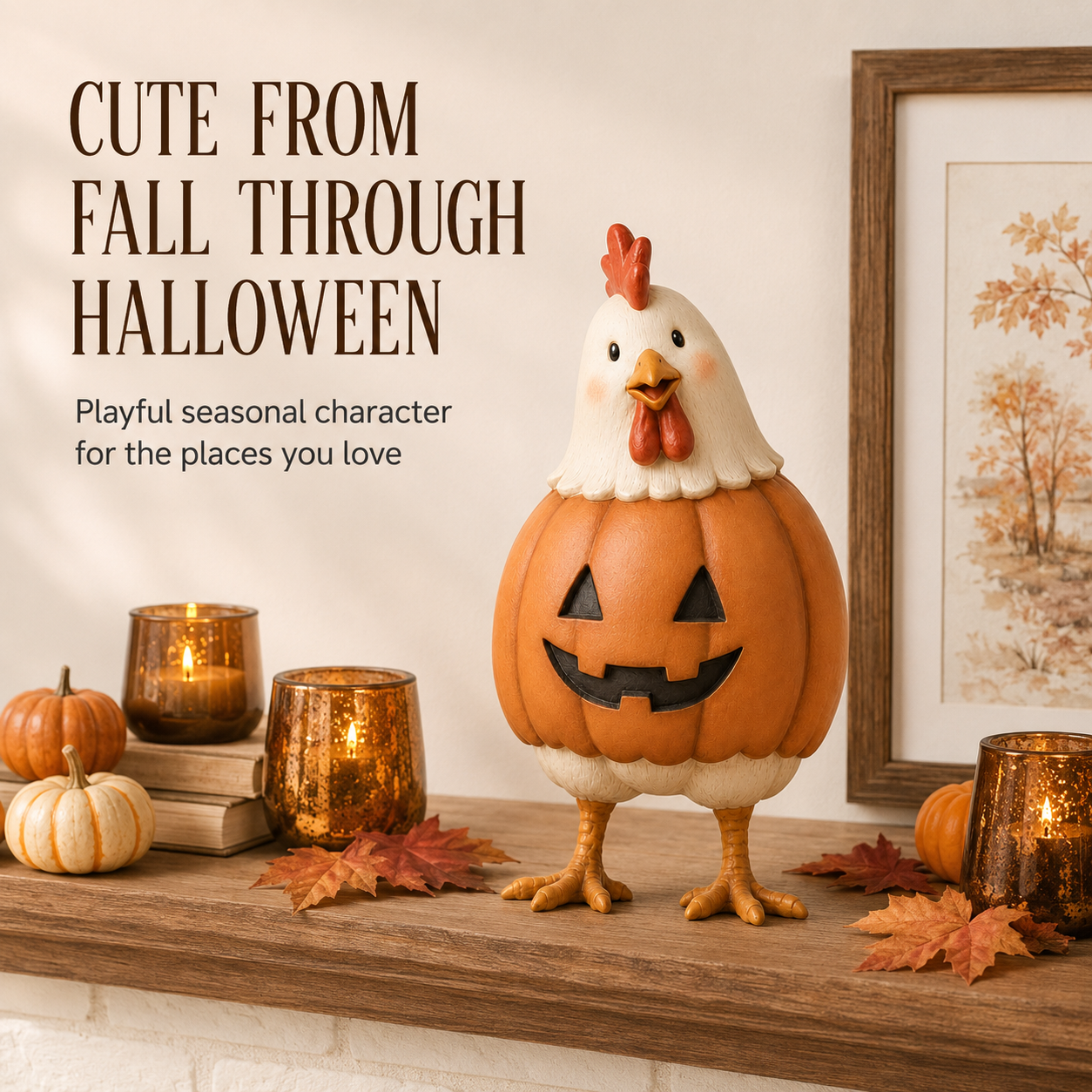 Halloween Chicken Decor