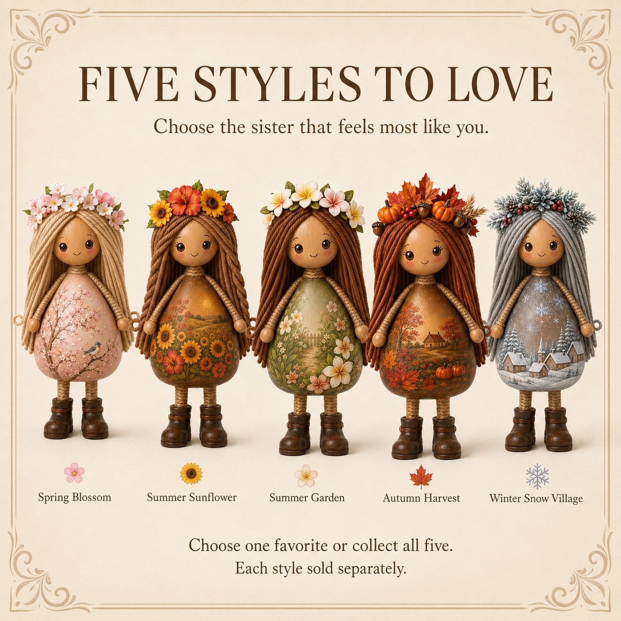 Seasonal Sisters Decor