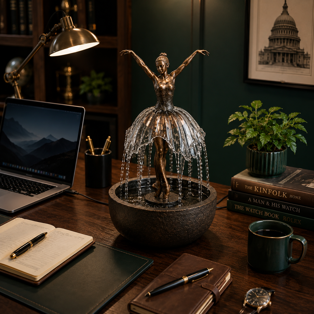 Ballerina Tabletop Fountain