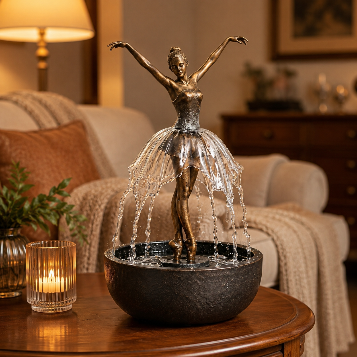 Ballerina Tabletop Fountain
