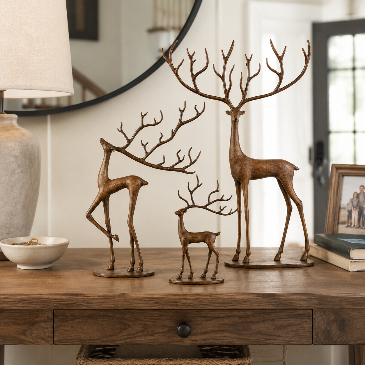 Woodland Grace Deer Family Set