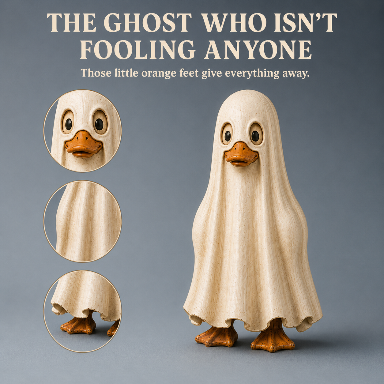 Vintage Halloween Duck Figurines