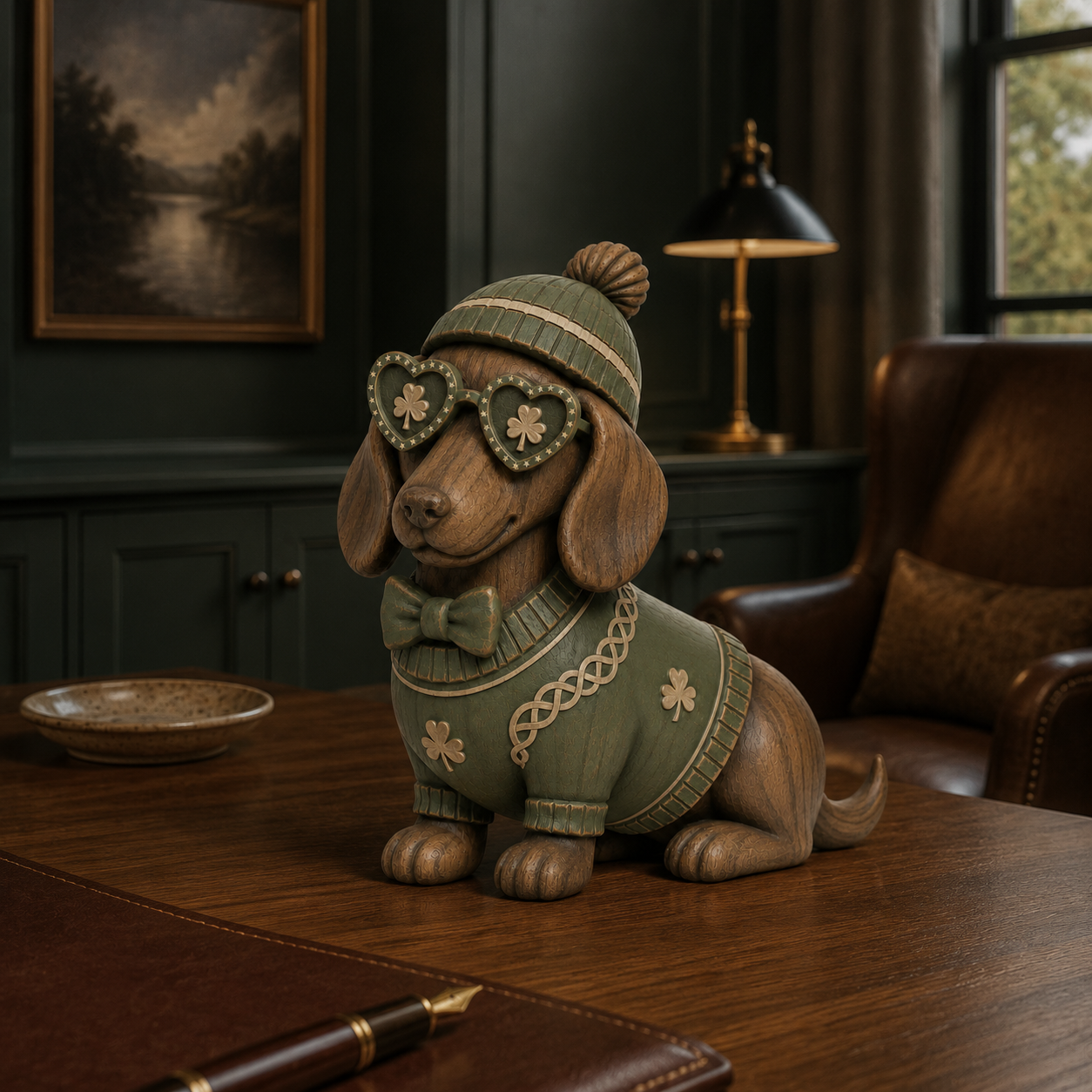 Lucky Charm Dachshund Figurine