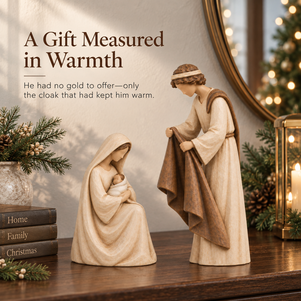 The Shepherd’s Gift Nativity Figurine Set