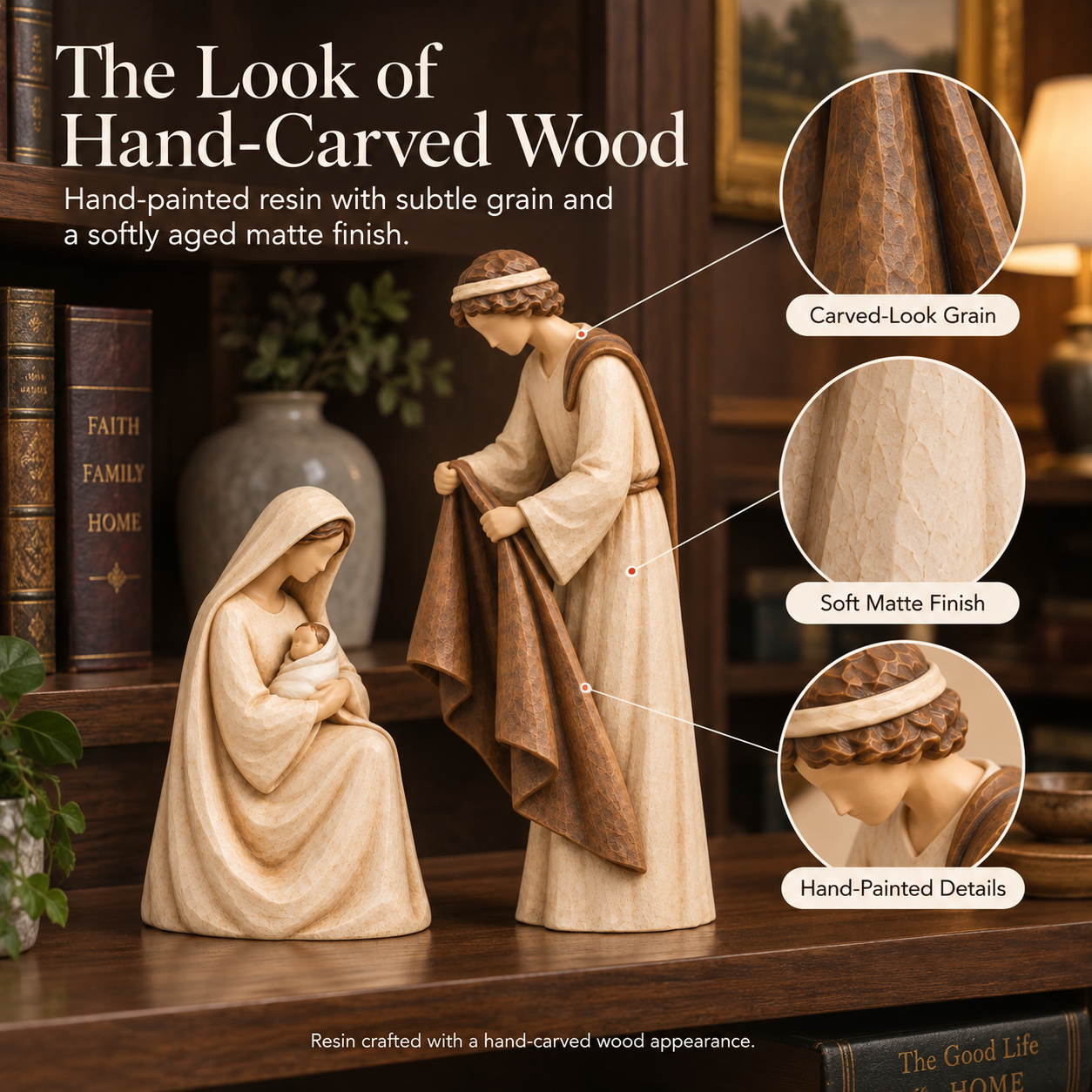 The Shepherd’s Gift Nativity Figurine Set