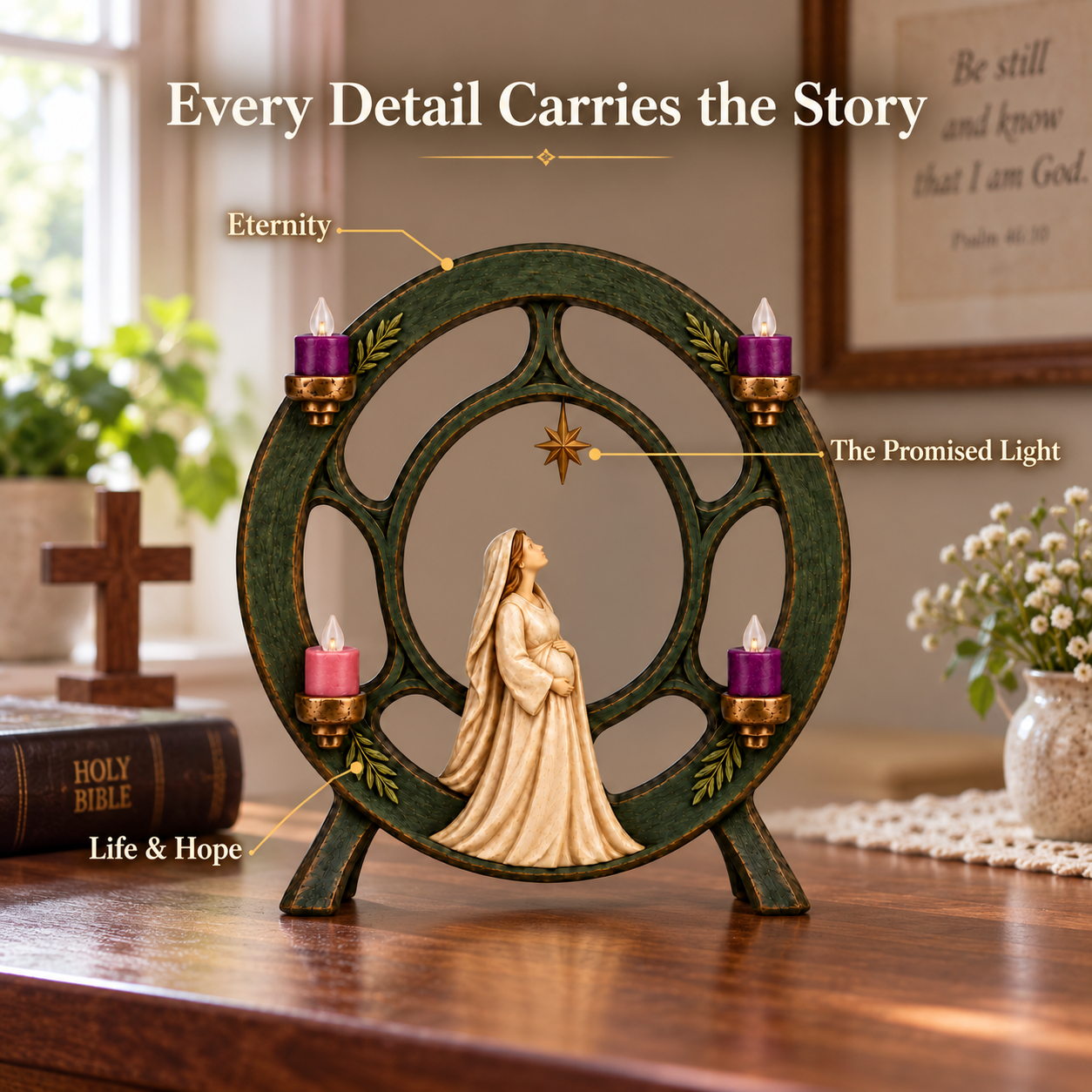 Mary’s Waiting Advent Figurine