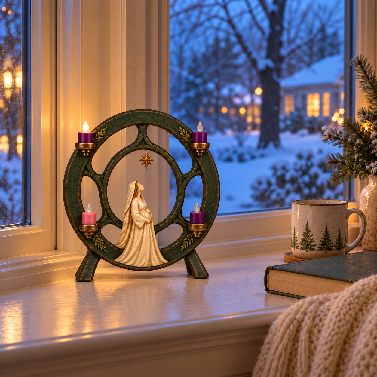 Mary’s Waiting Advent Figurine