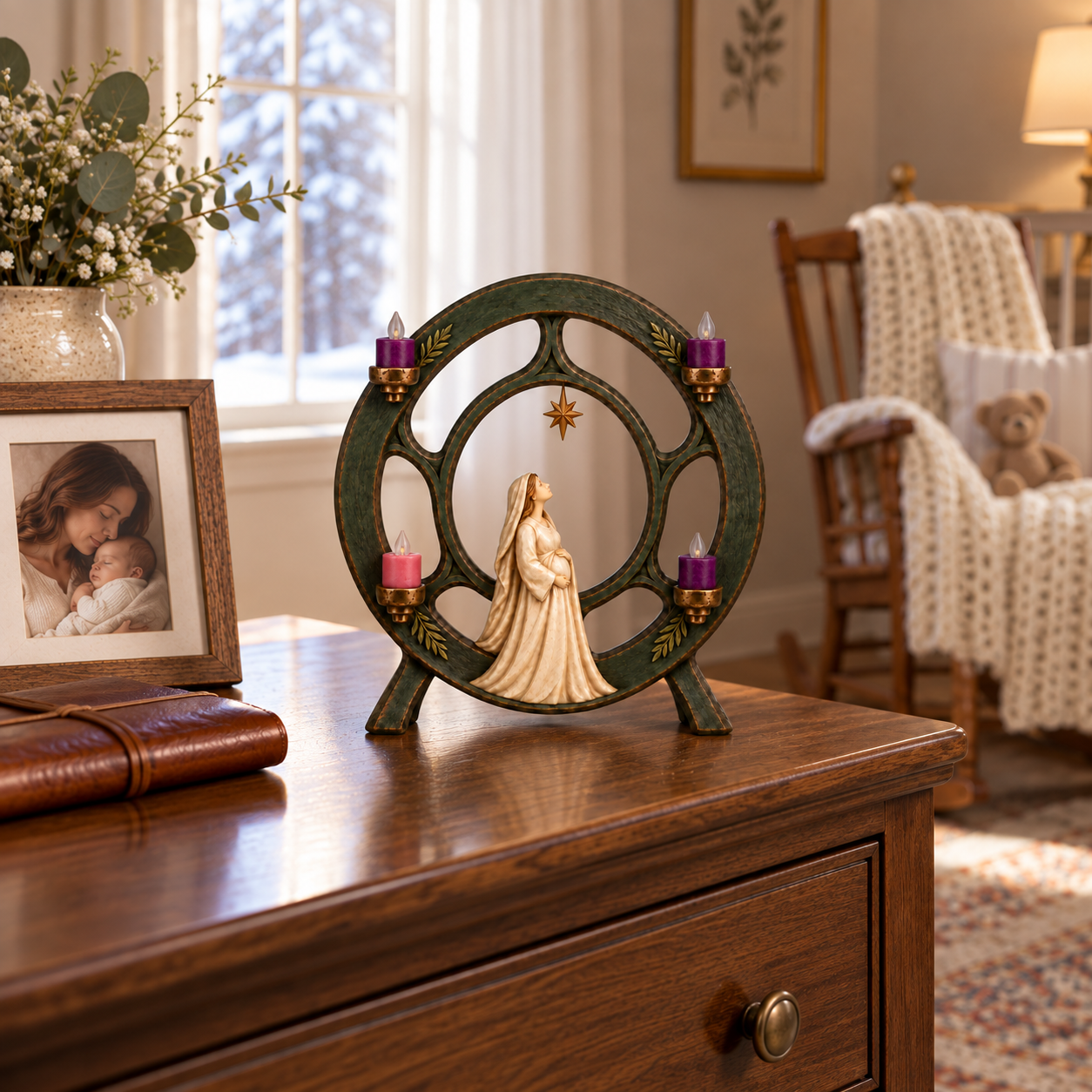 Mary’s Waiting Advent Figurine