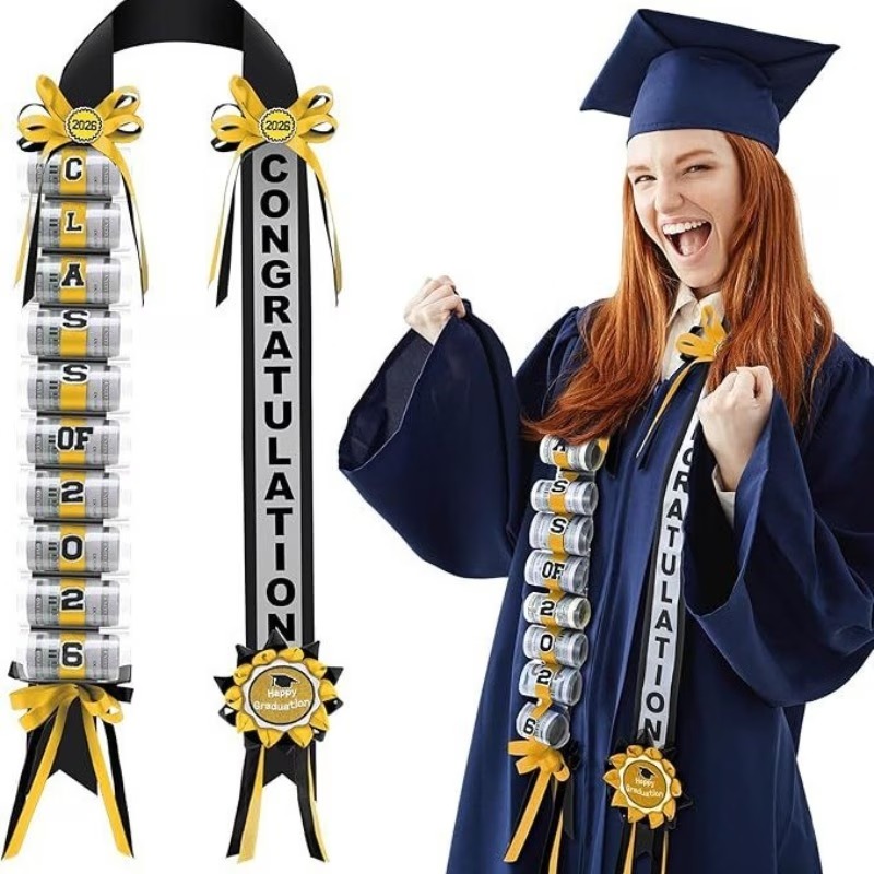 Graduation Gift Bag Woven Commemorative Wallet for Class of 2026