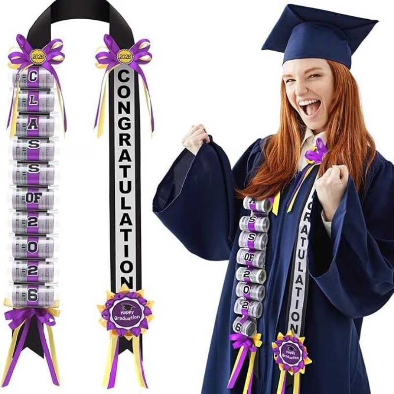 Graduation Gift Bag Woven Commemorative Wallet for Class of 2026