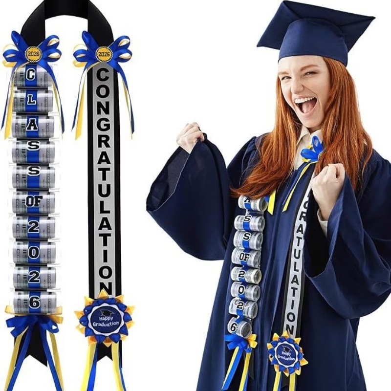 Graduation Gift Bag Woven Commemorative Wallet for Class of 2026