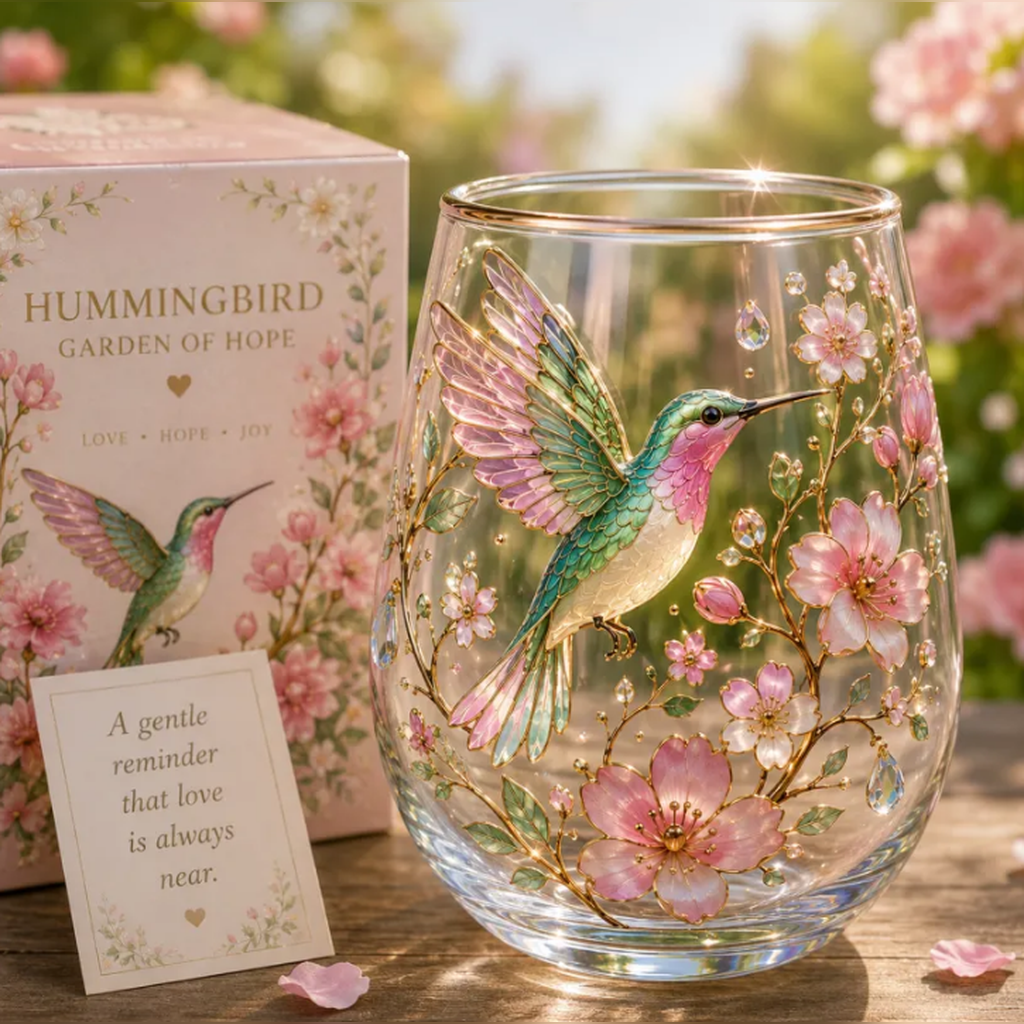 🌸🌿 Limited Edition 2026 Garden Morning Bliss Glass Tea Cup☀️☕