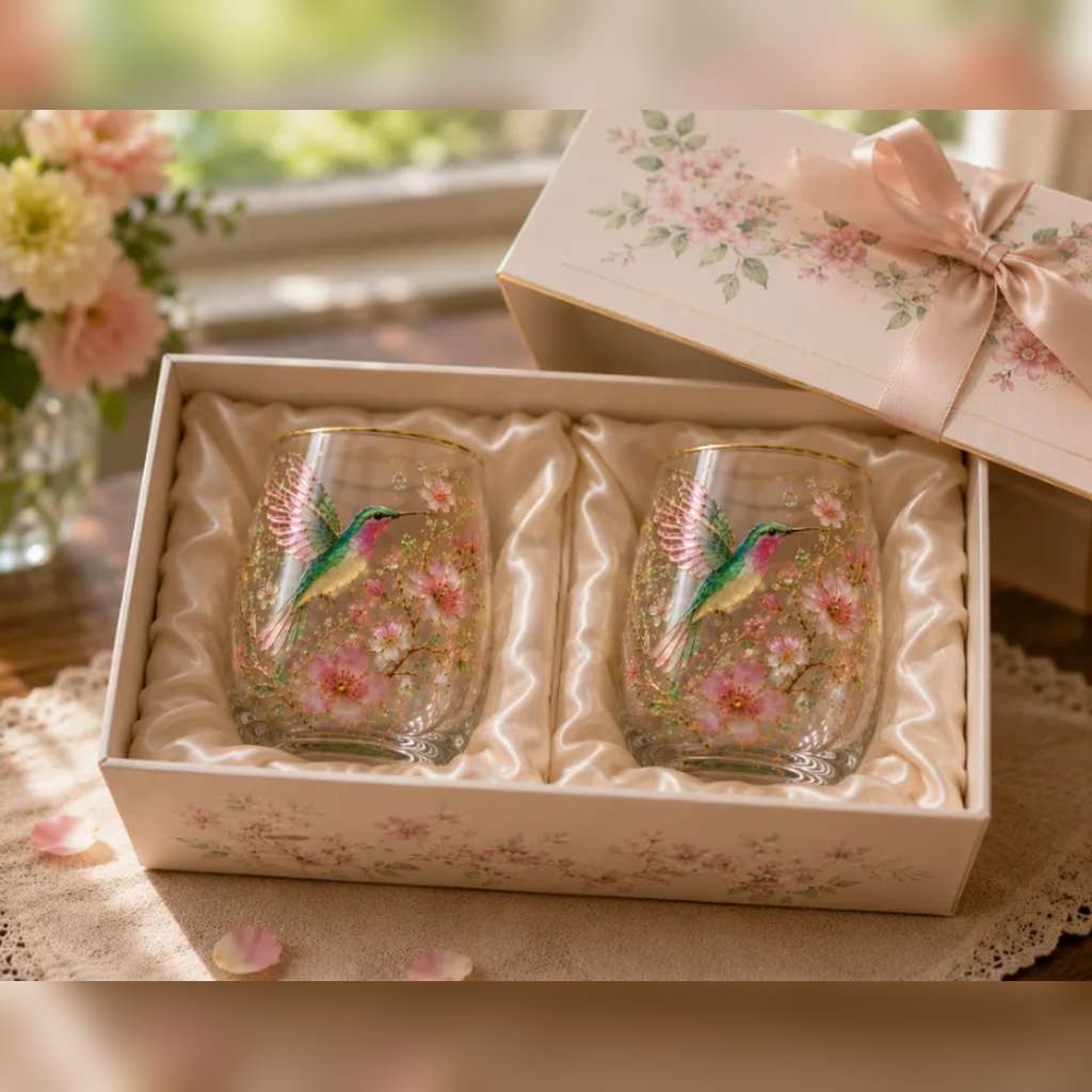 🌸🌿 Limited Edition 2026 Garden Morning Bliss Glass Tea Cup☀️☕