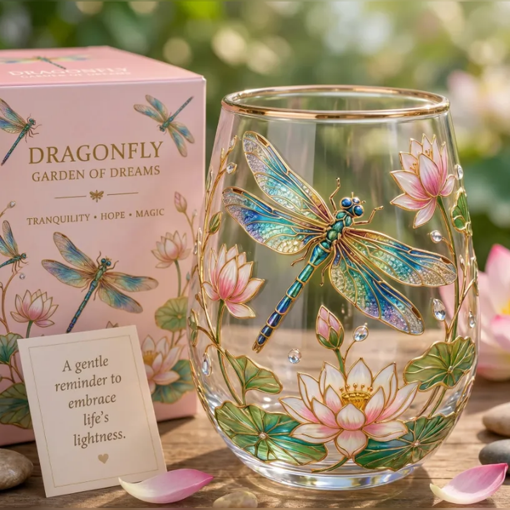 🌸🌿 Limited Edition 2026 Garden Morning Bliss Glass Tea Cup☀️☕