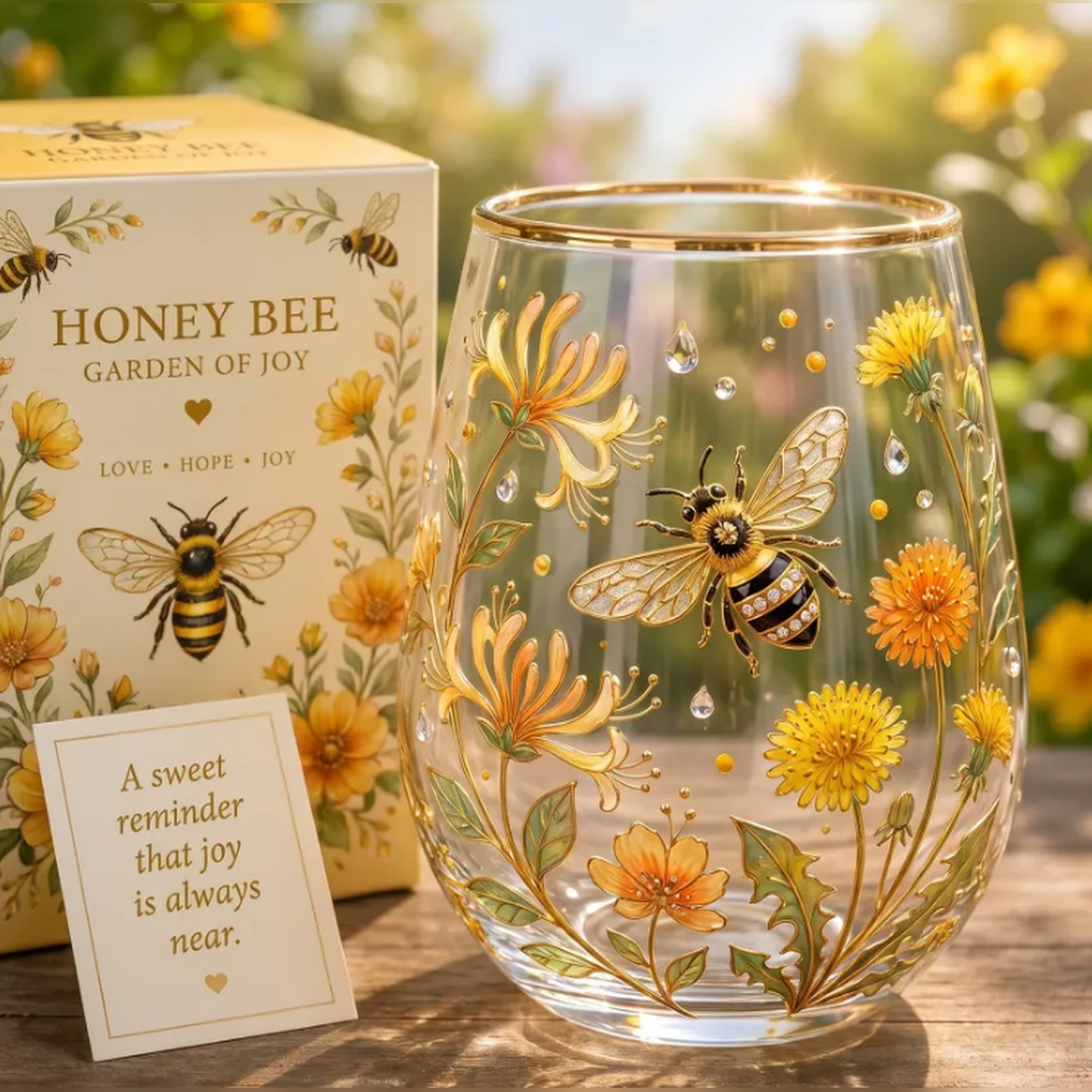 🌸🌿 Limited Edition 2026 Garden Morning Bliss Glass Tea Cup☀️☕