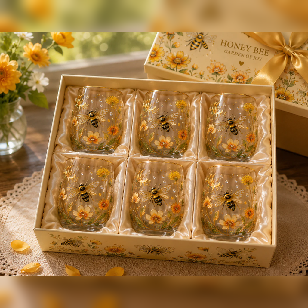 🌸🌿 Limited Edition 2026 Garden Morning Bliss Glass Tea Cup☀️☕