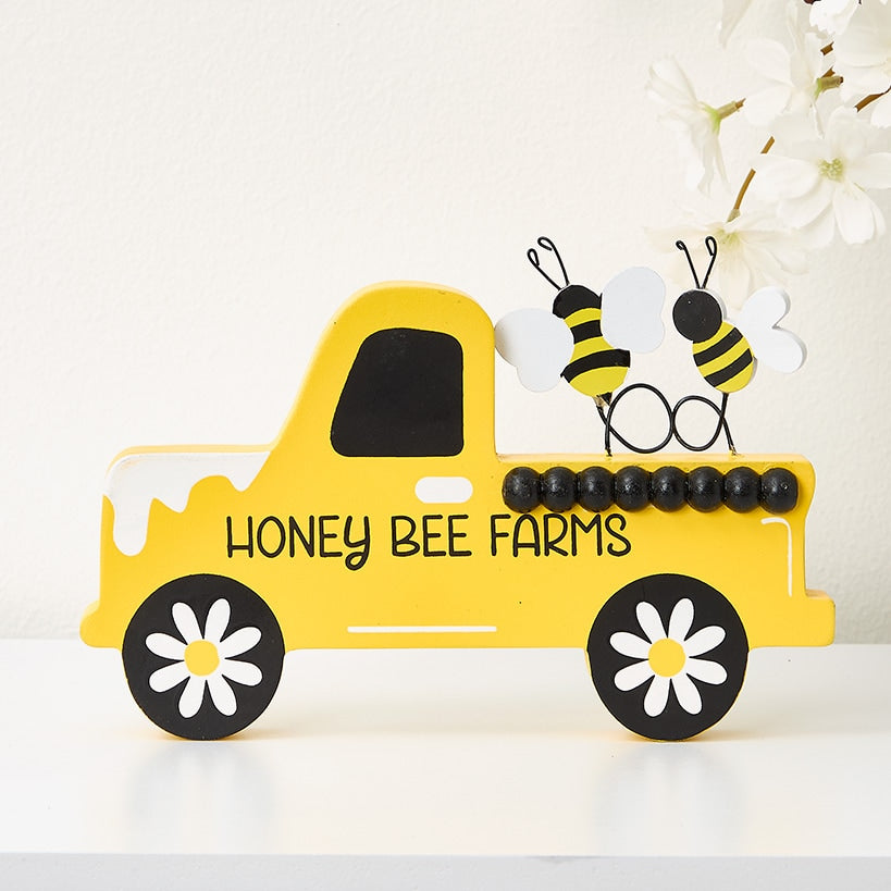 Whimsical Plush Bee Gnome with Buzzing Bees