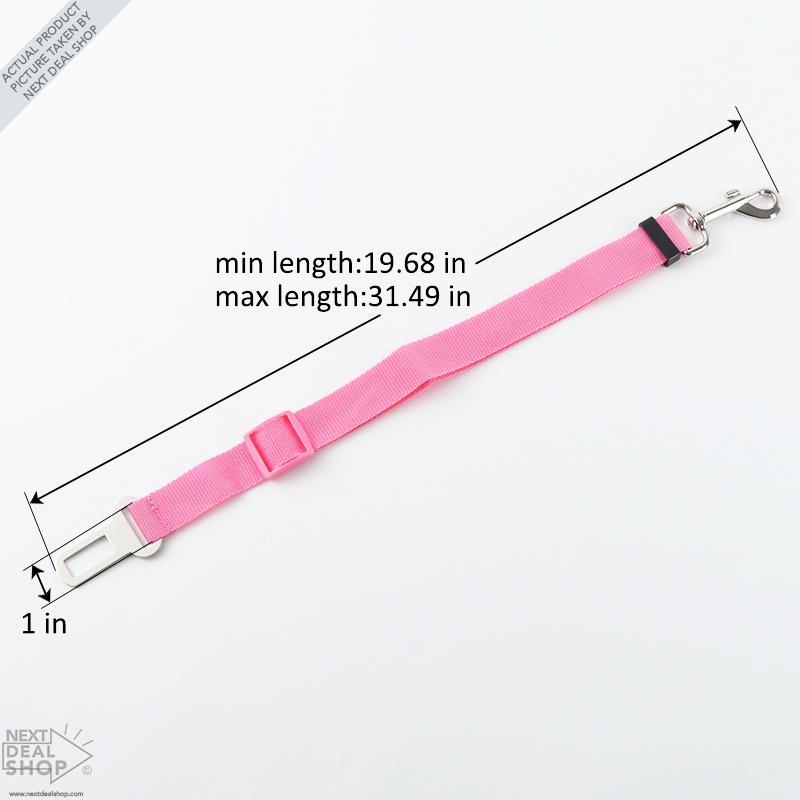 Pet Adjustable Safety Belt (6 Colors Available)