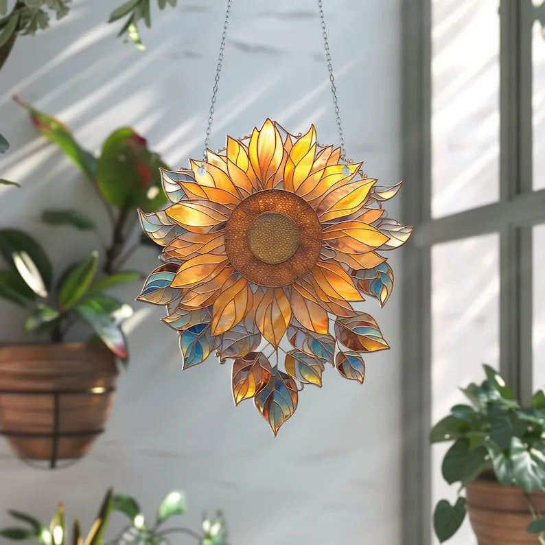 Colorful Sunflower Hanging Decor