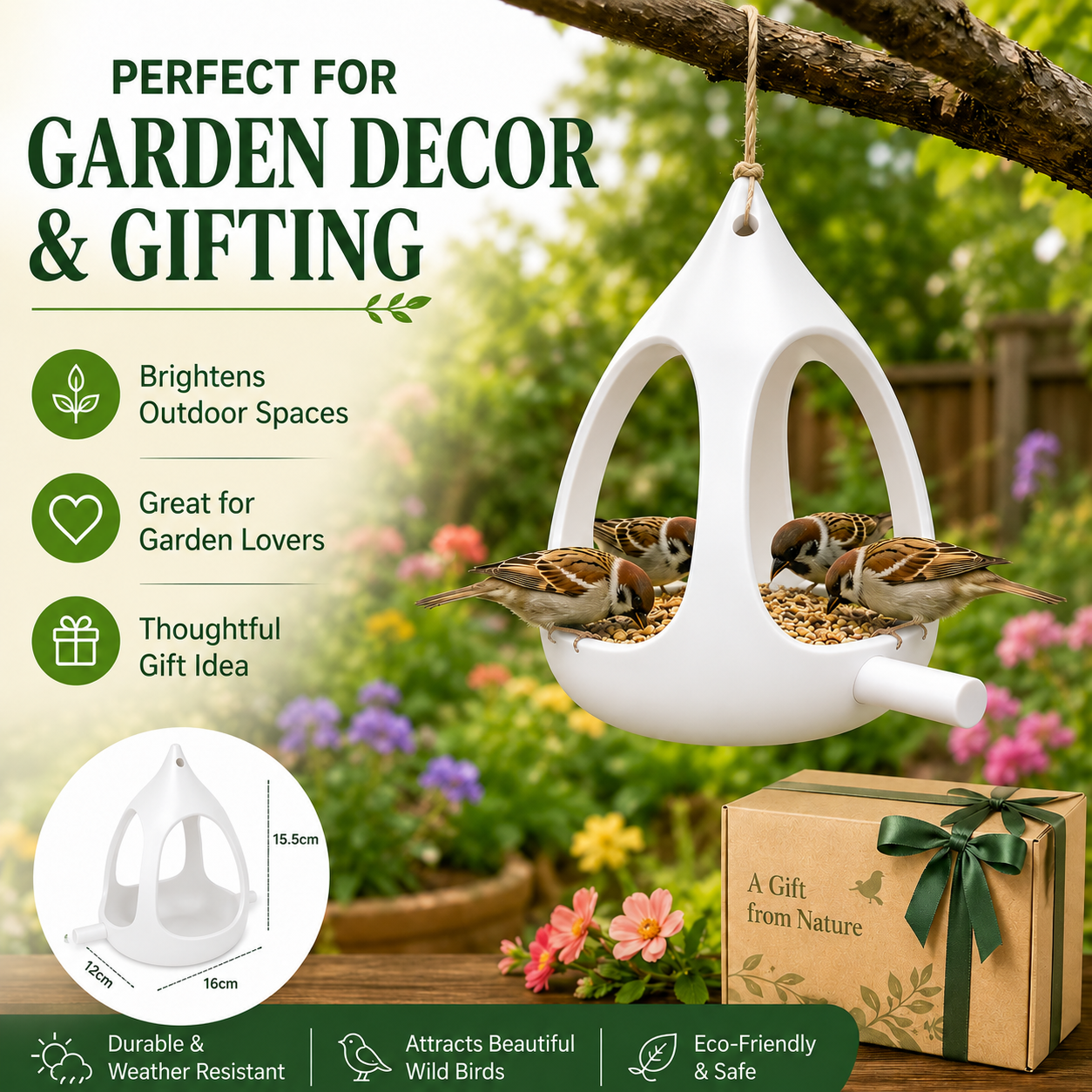 A very compact Bird Feeder