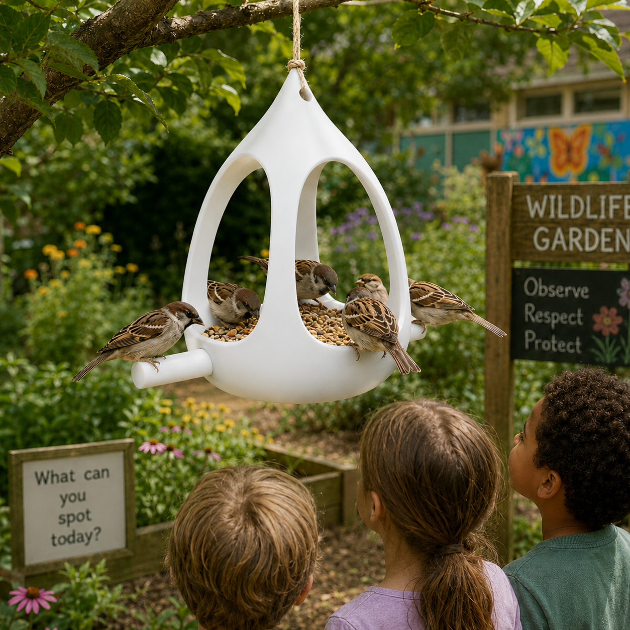 A very compact Bird Feeder