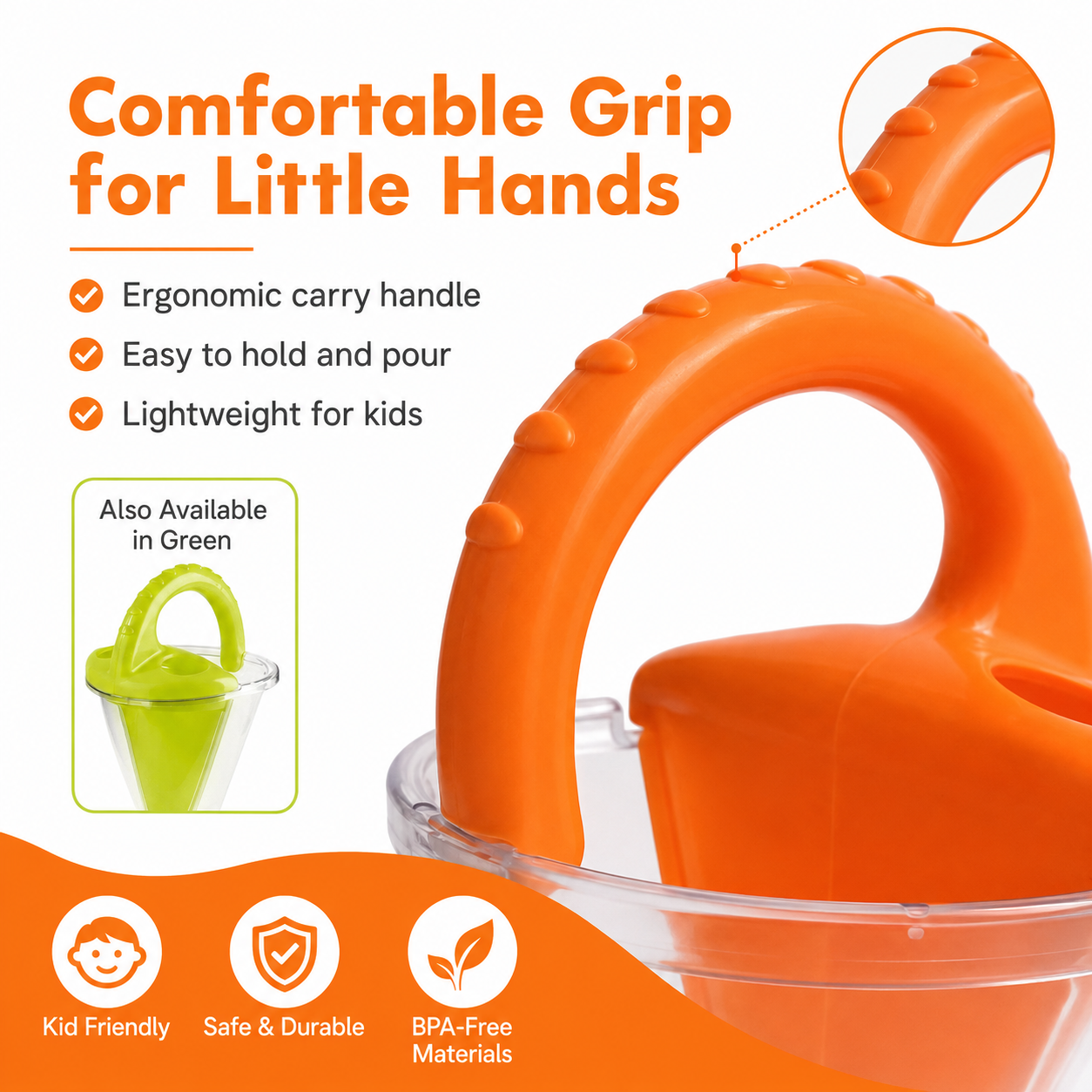 Sand Cone Beach Toy – Easy Sandcastle Pouring Tool for Kids