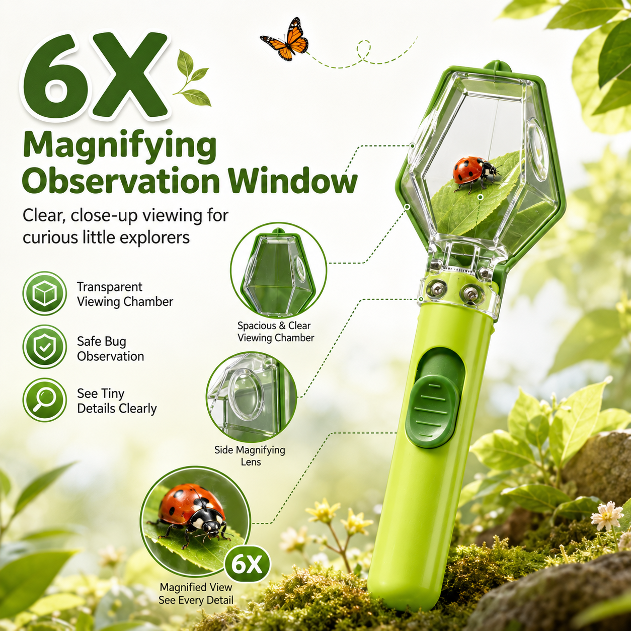 Kids’ Insect Catcher & Observation Tool – Capture Curiosity, Not Just Bugs!
