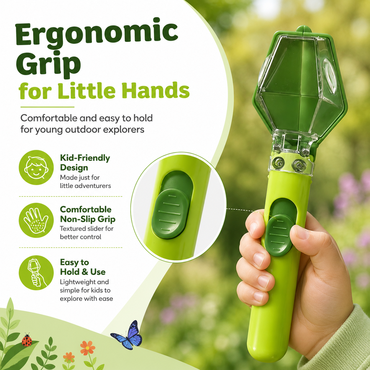 Kids’ Insect Catcher & Observation Tool – Capture Curiosity, Not Just Bugs!
