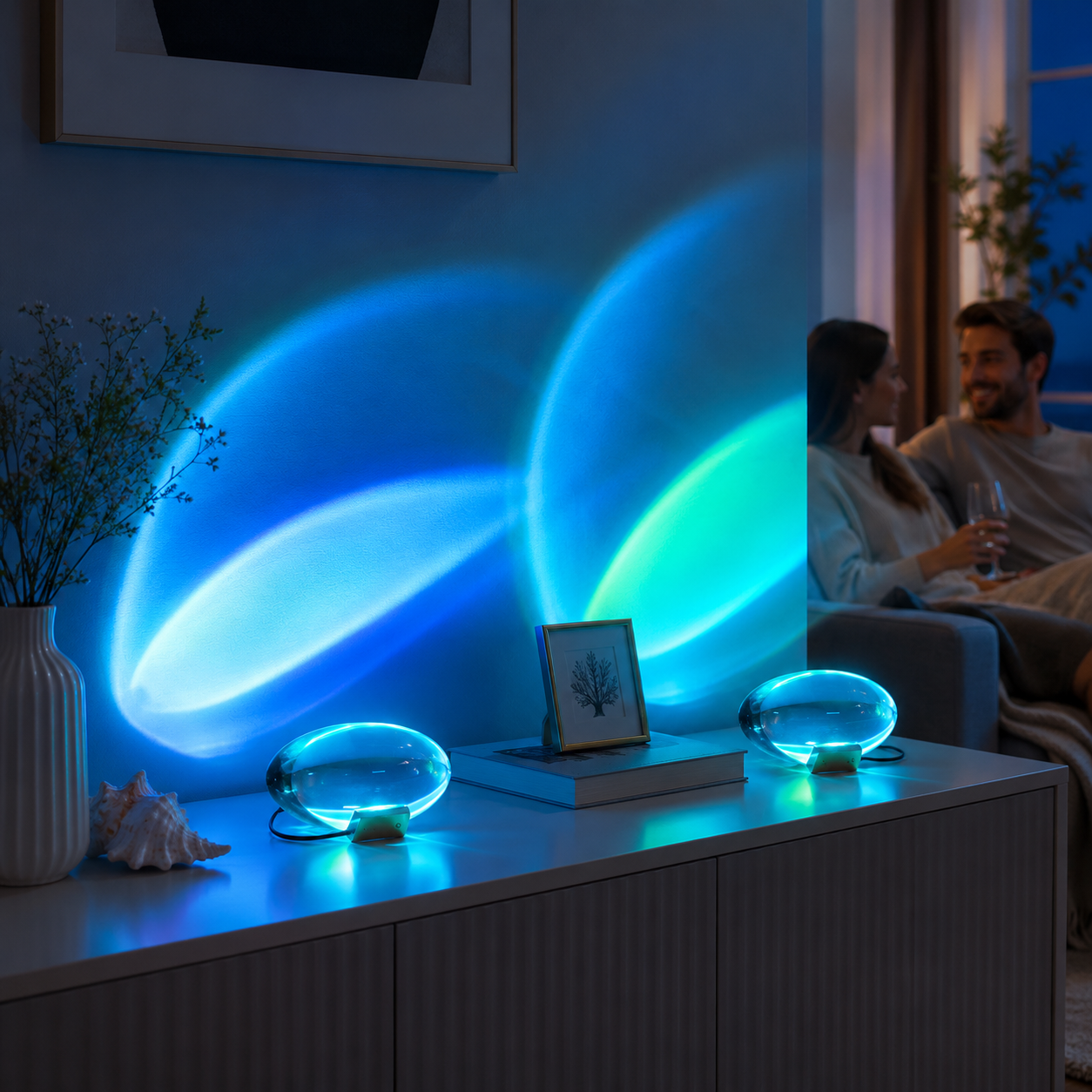 Angel's Tear – Prismatic Crystal Egg Ambient Lamp