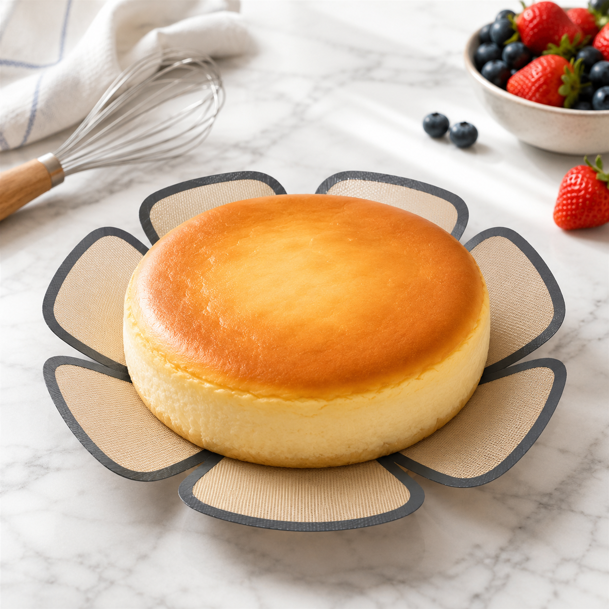 Reusable Silicone Springform Pan Liner for 9-Inch Cake Pans  Product Description