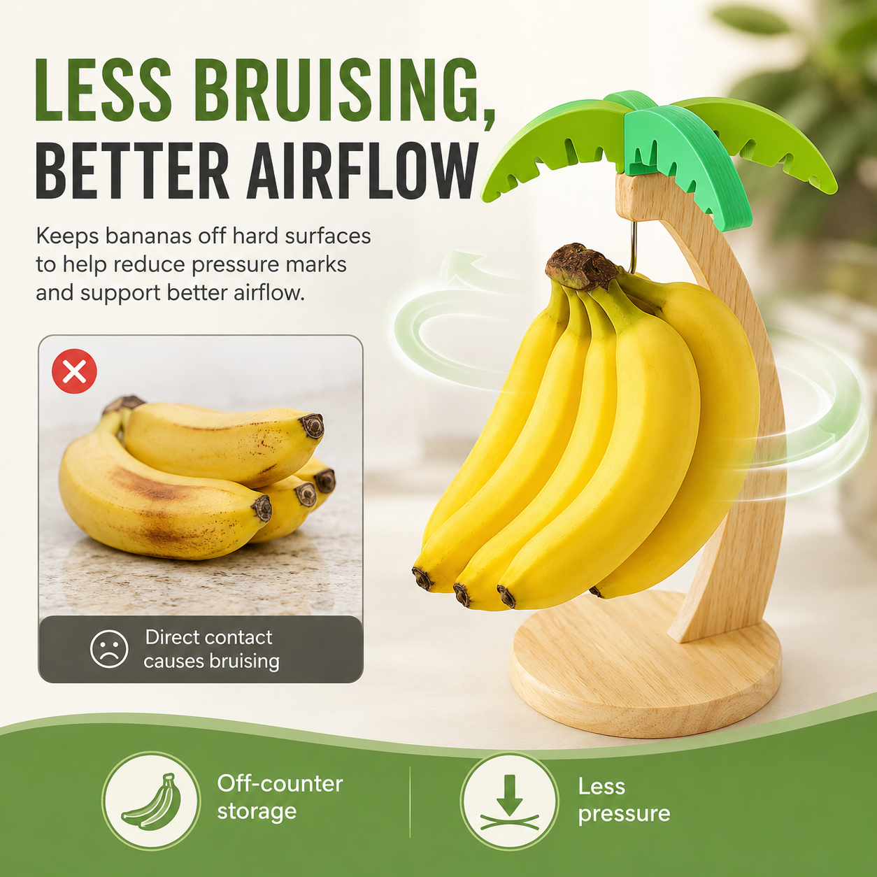 Banana Island Palm Tree Banana Holder Stand