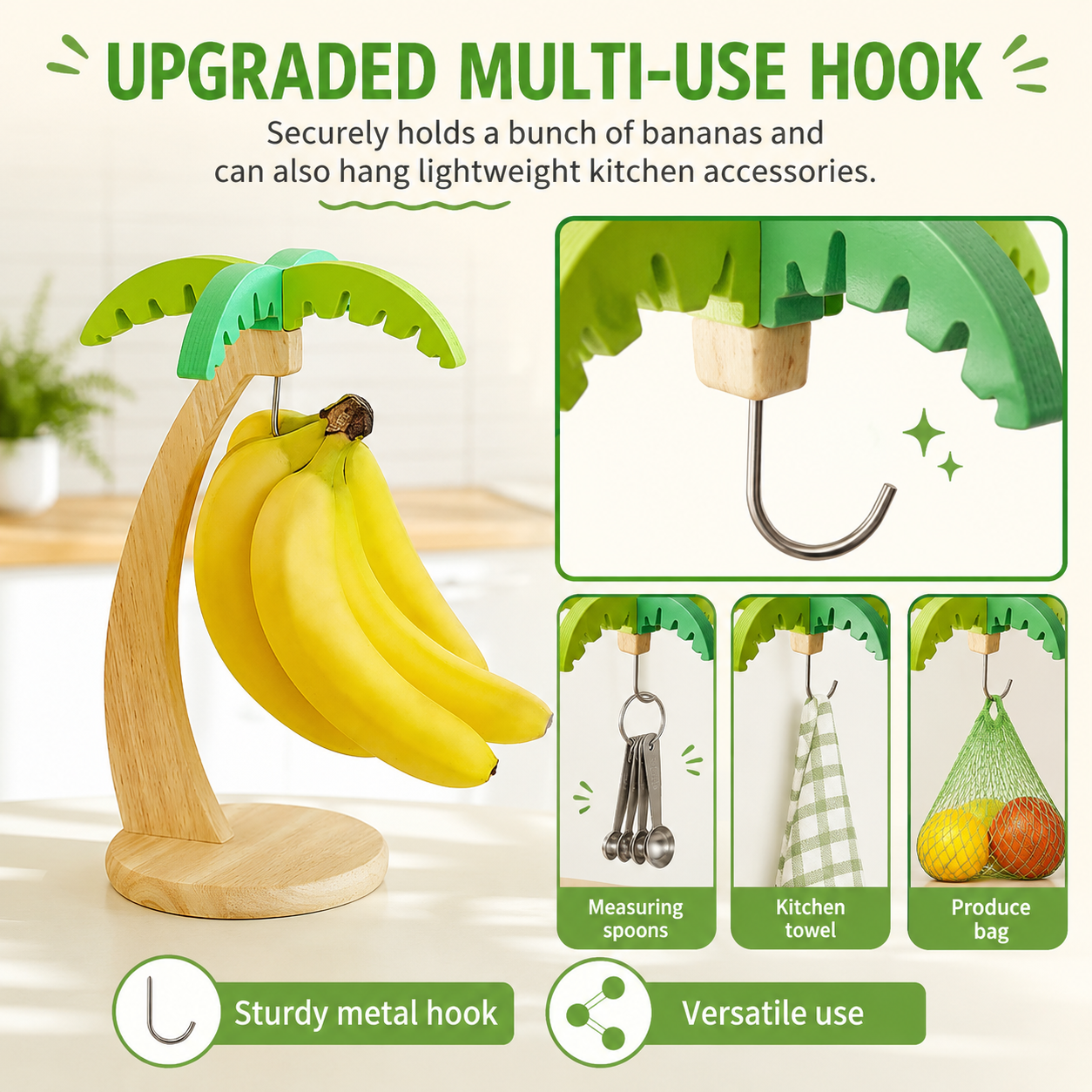 Banana Island Palm Tree Banana Holder Stand