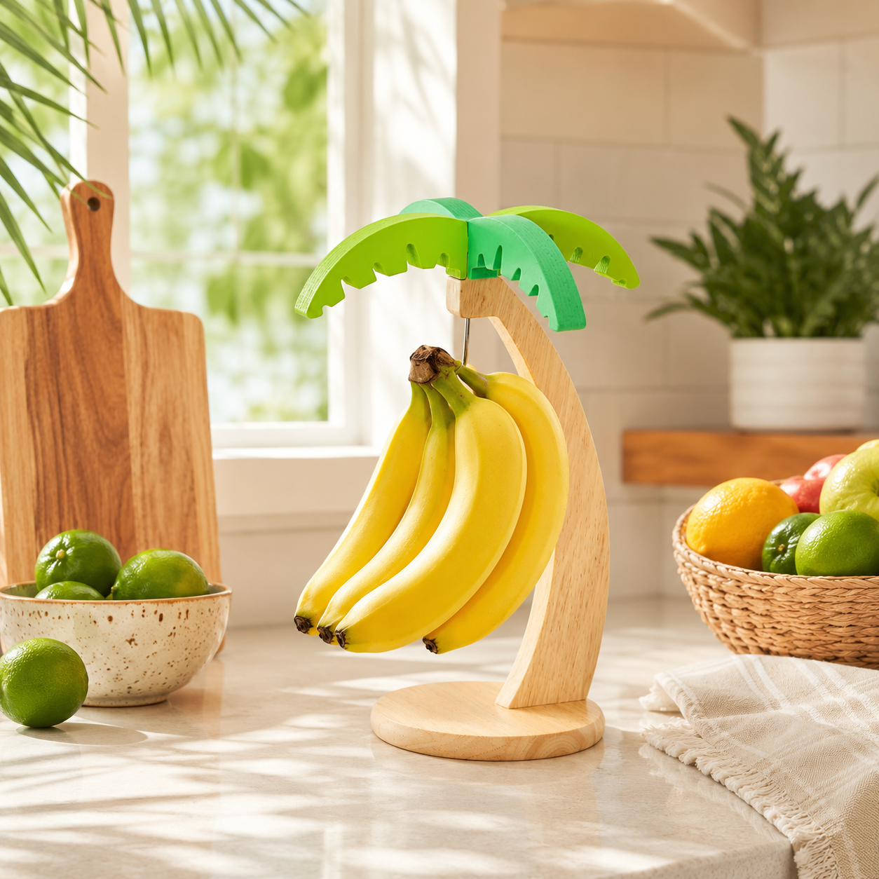 Banana Island Palm Tree Banana Holder Stand