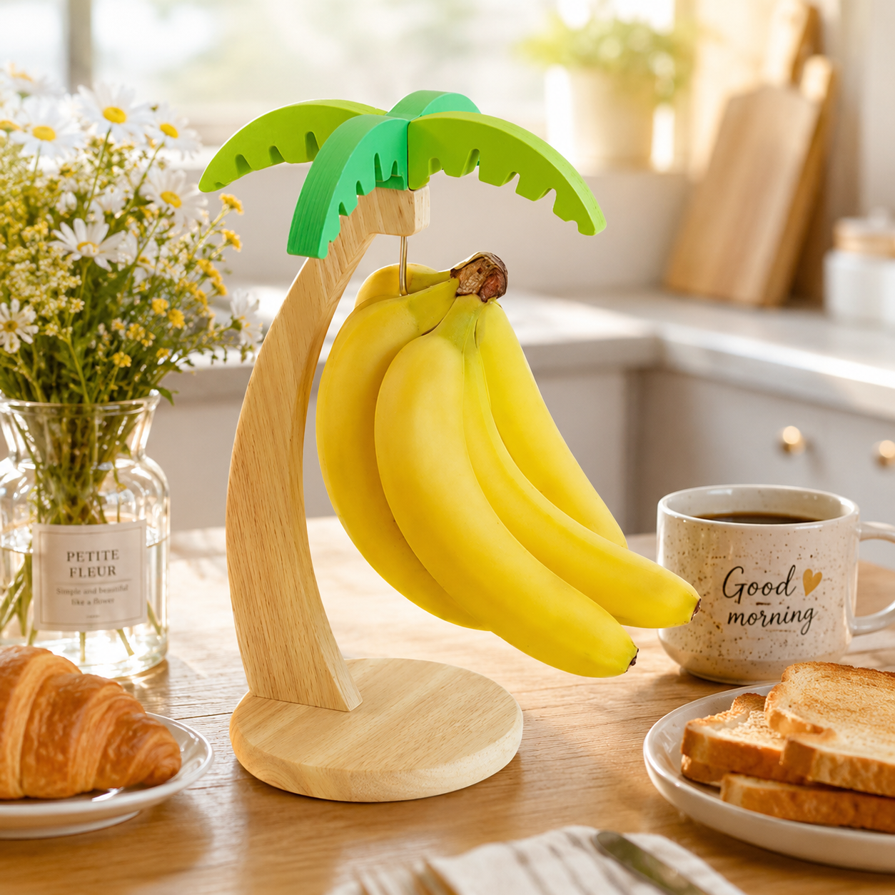 Banana Island Palm Tree Banana Holder Stand