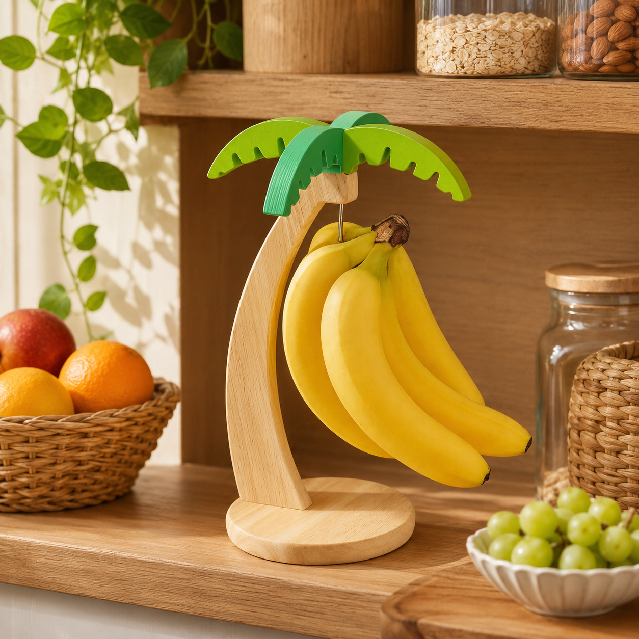 Banana Island Palm Tree Banana Holder Stand