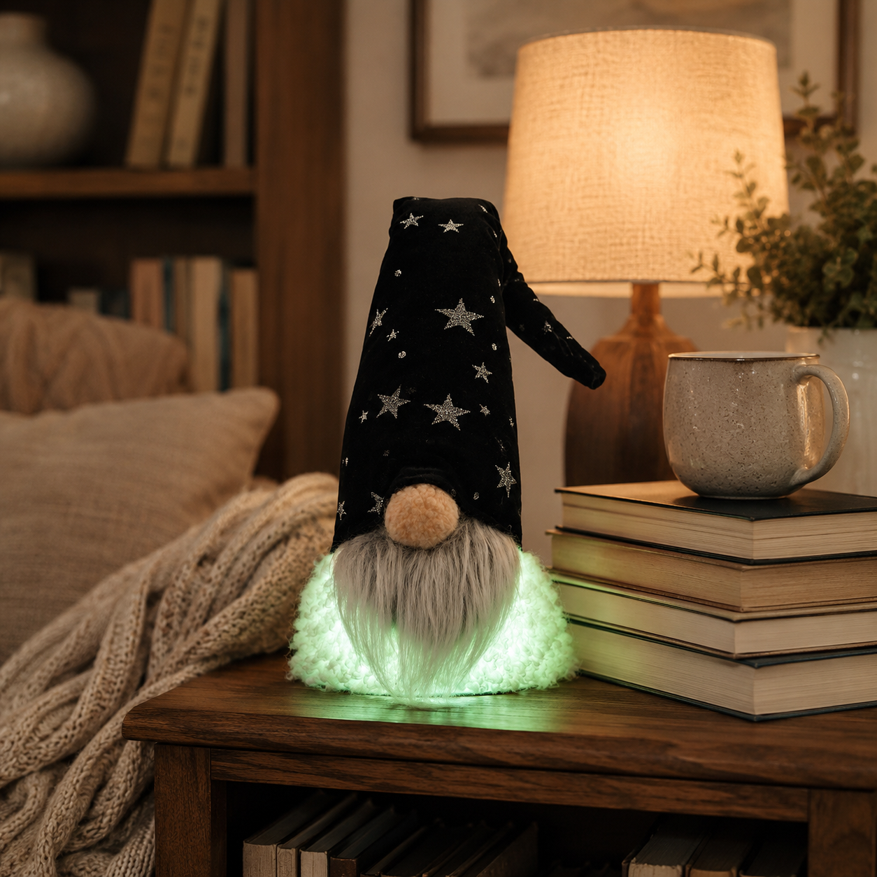 Halloween Style Cute Light-Up Gnome Decor