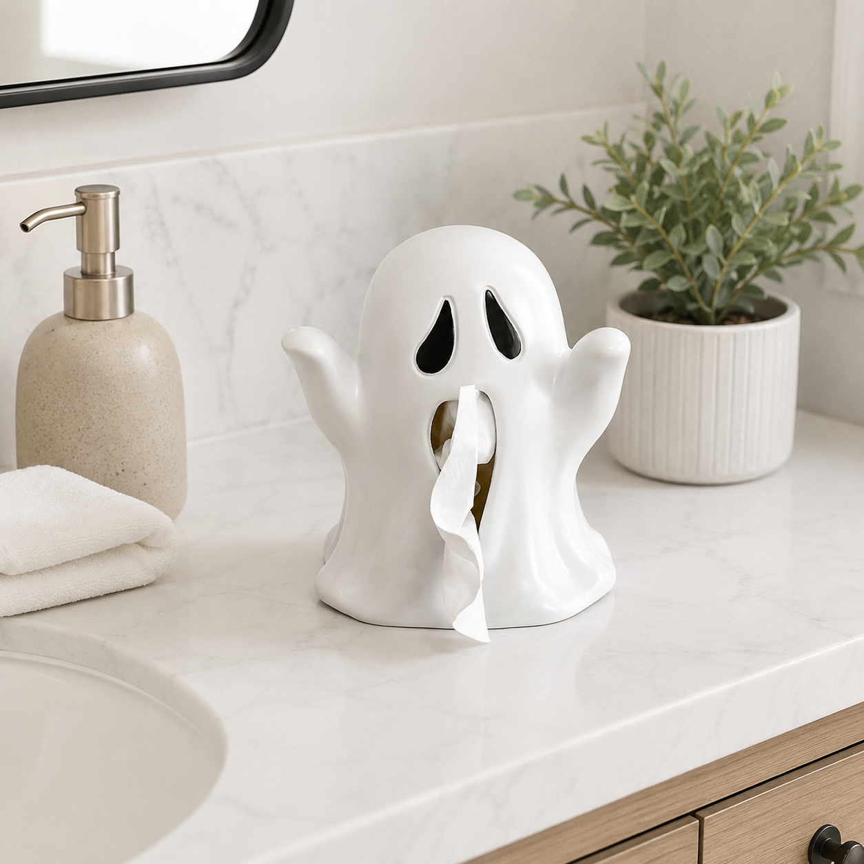 Cute Ghost Tissue Box Holder👻