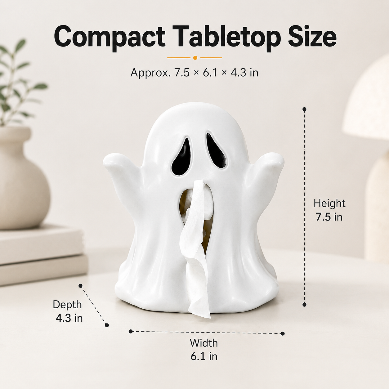 Cute Ghost Tissue Box Holder👻