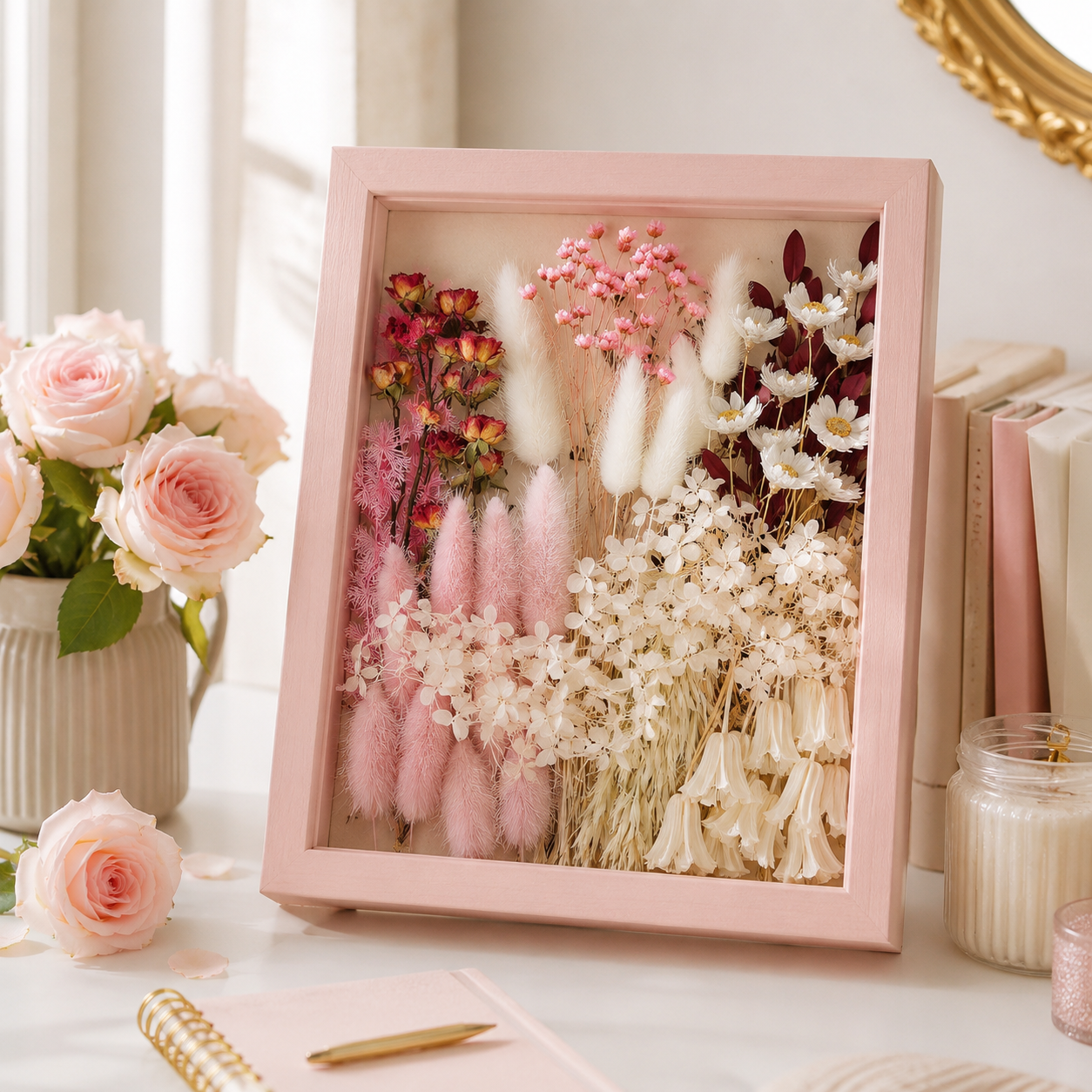 Dried Flower Bouquet Set, 7 Style Options for DIY Crafts, Vase Fillers & Home Décor 🌸