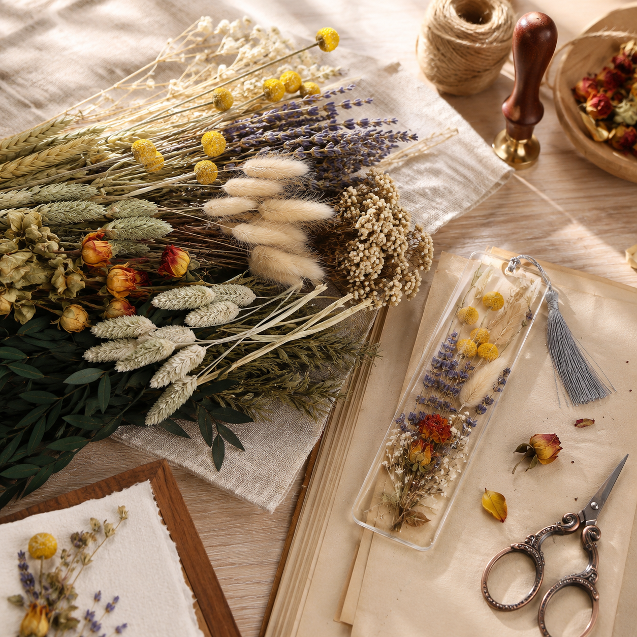 Dried Flower Bouquet Set, 7 Style Options for DIY Crafts, Vase Fillers & Home Décor 🌸