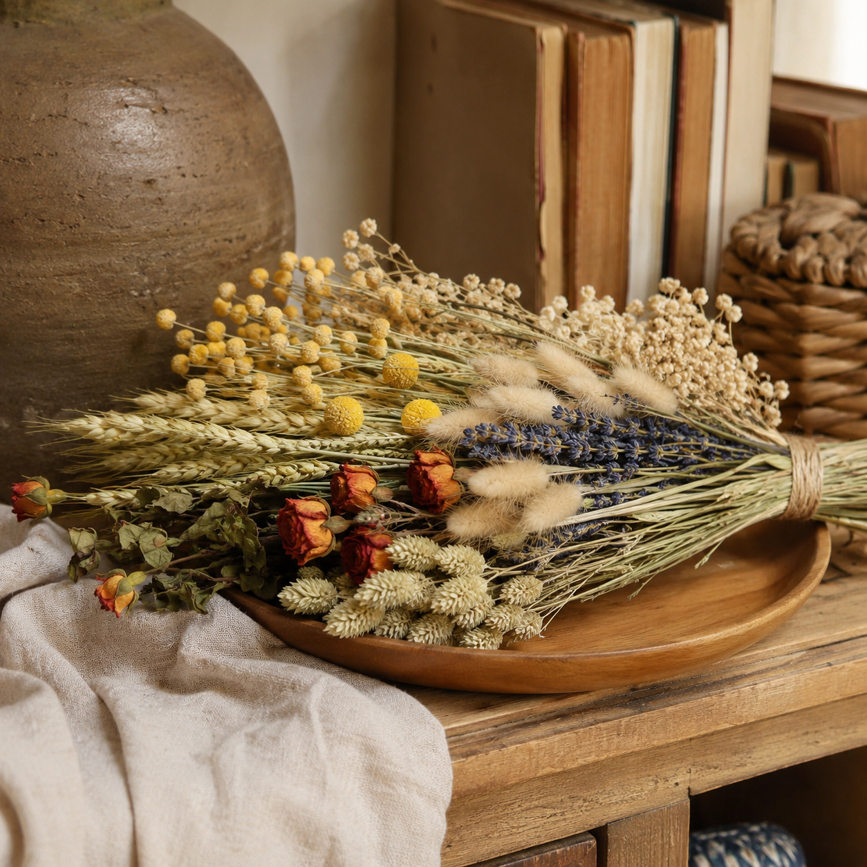 Dried Flower Bouquet Set, 7 Style Options for DIY Crafts, Vase Fillers & Home Décor 🌸