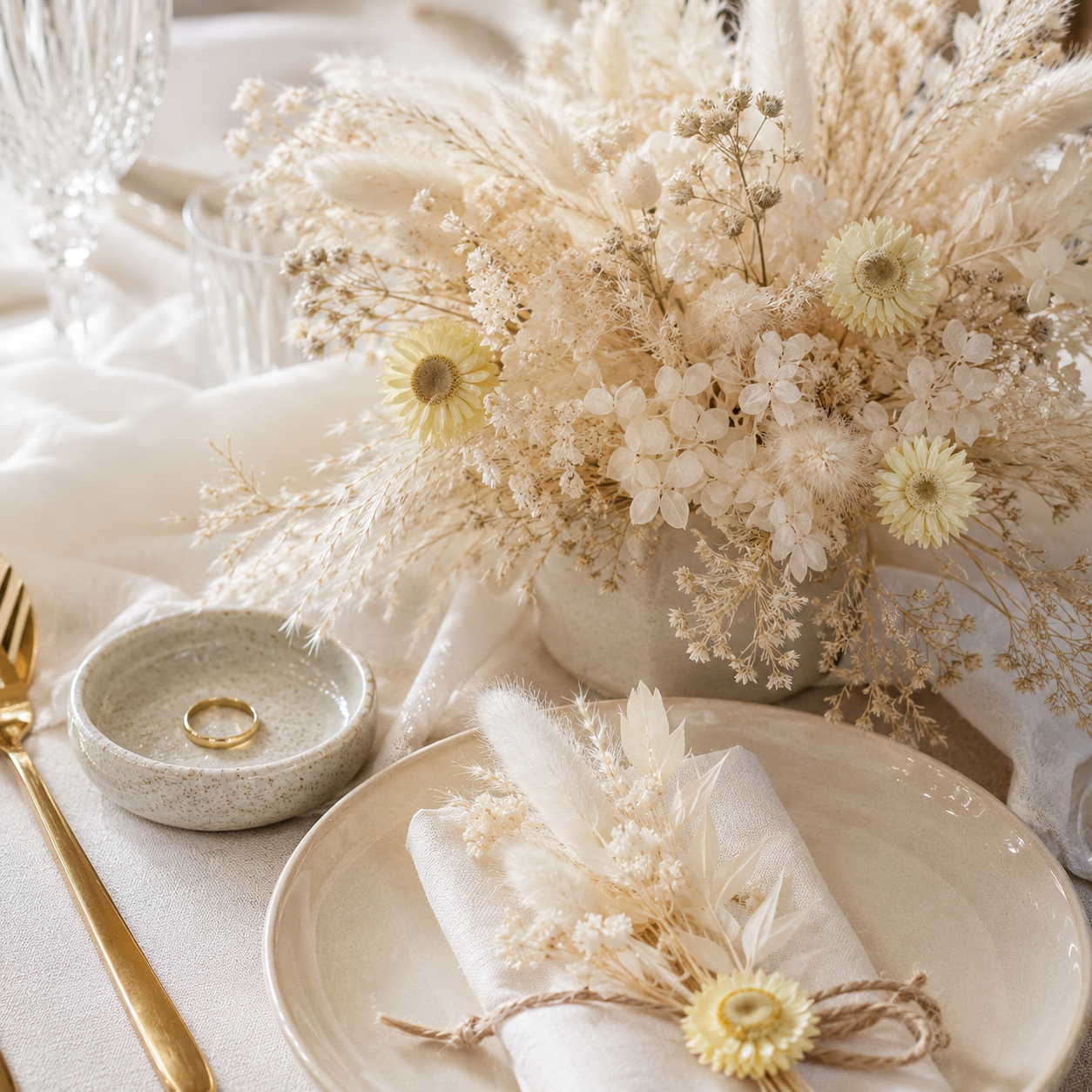 Dried Flower Bouquet Set, 7 Style Options for DIY Crafts, Vase Fillers & Home Décor 🌸