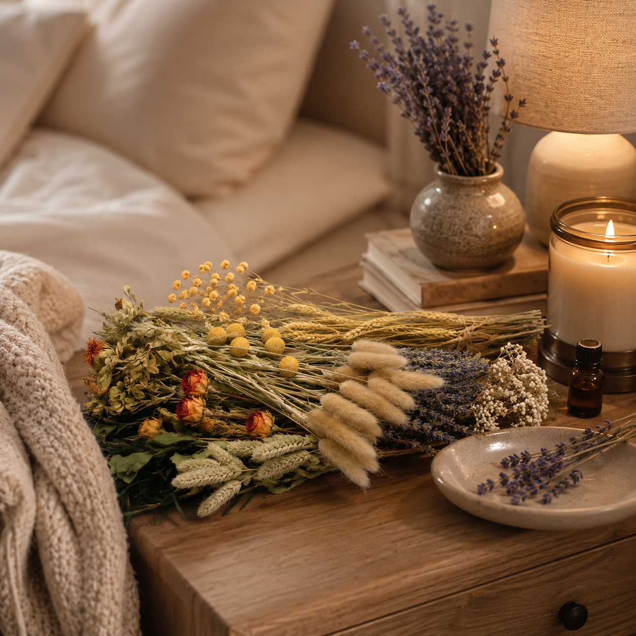 Dried Flower Bouquet Set, 7 Style Options for DIY Crafts, Vase Fillers & Home Décor 🌸