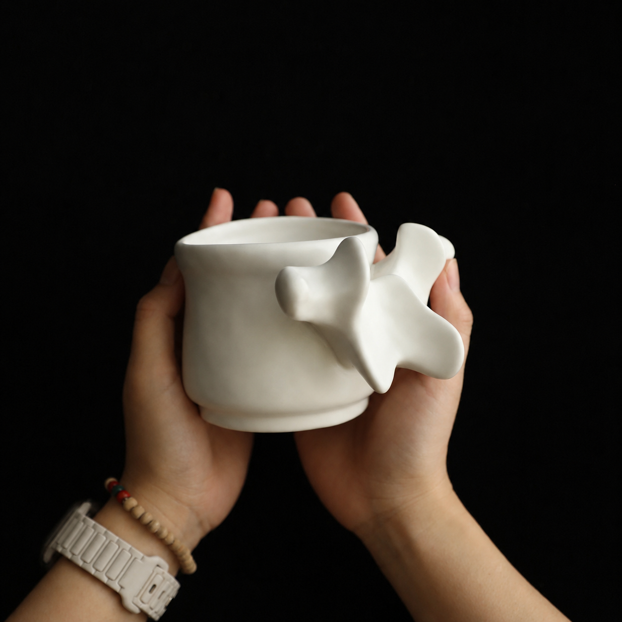 Spine Bone Ceramic Mug & Teacup