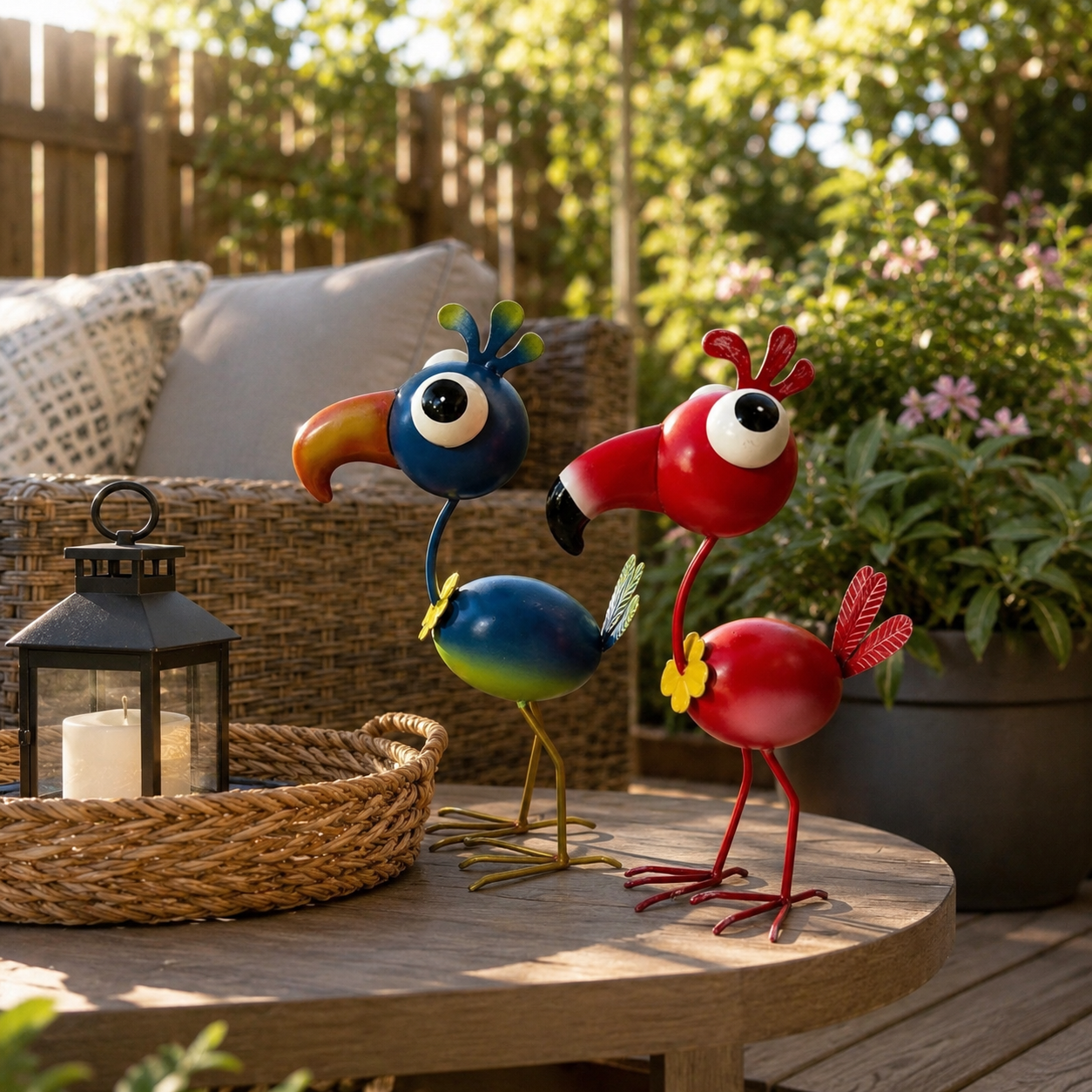 3D Metal Flamingo Garden Decor – Whimsical Iron Flamingo Statue for Outdoor Yard, Patio & Lawn 🦩